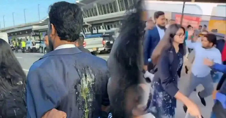 নিউ ইয়র্কে আখতার হোসেনকে ডিম নিক্ষেপ